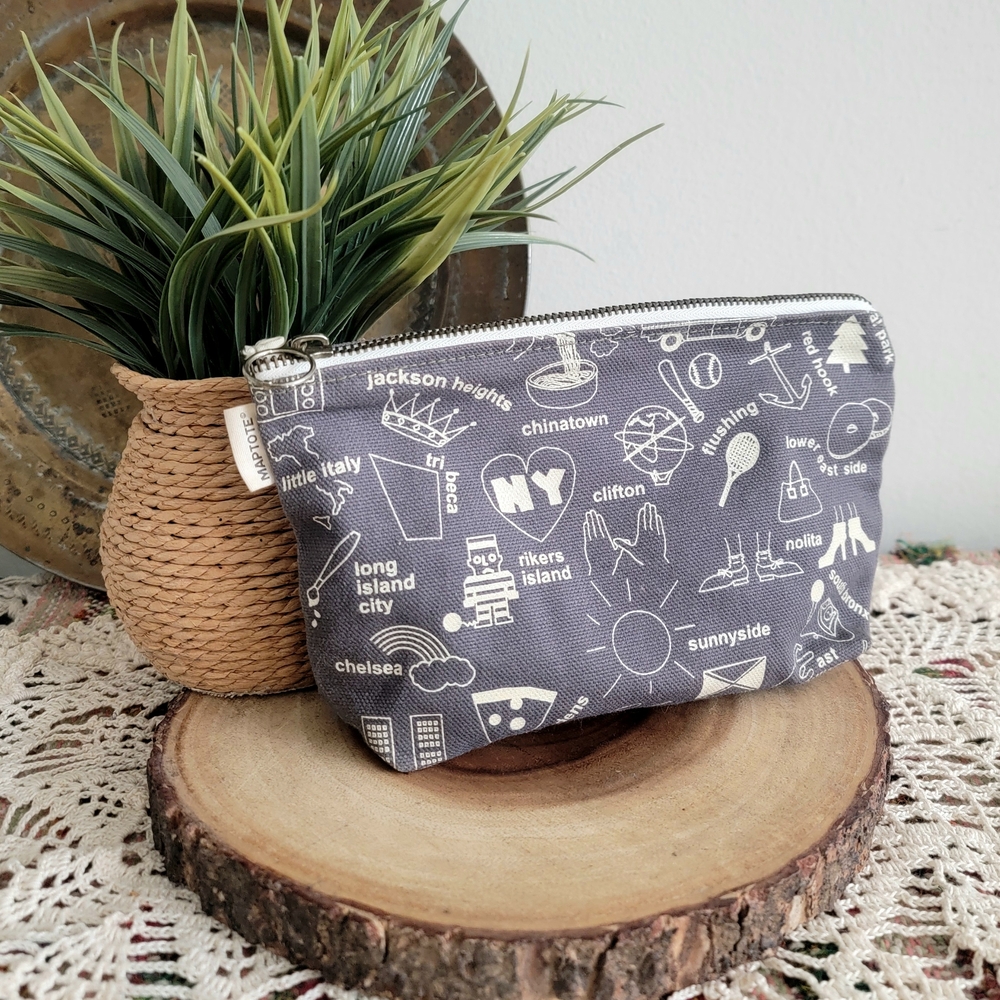 Handdrawing Print Multi Use Pouch Bag